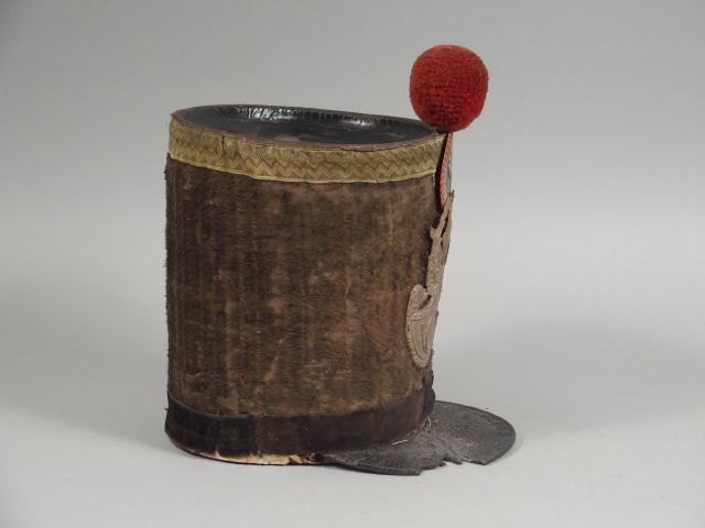 Shako d’officier des chasseurs de la garde nationale type monarchie de