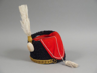 Vente aux enchères Talpack mi XIXéme pour officier, fut habillé d’astrakan noir 135mm de 