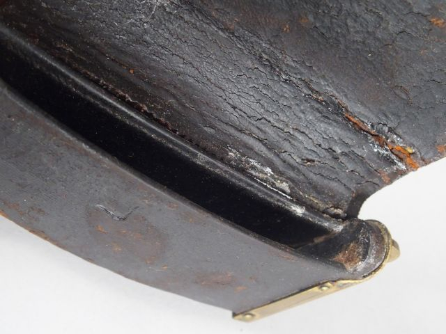Coffret de giberne officier d’artillerie troisième République. Constru