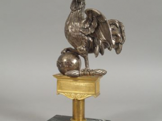 Vente aux enchères Magnifique pointe de drapeau garde nationale époque Louis Philippe. En