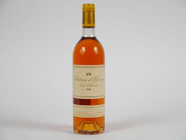 1 BOUTEILLE CHÂTEAU D'YQUEM 1er CCS SAUTERNES - 1988 - BG