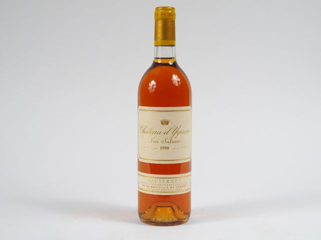 1 BOUTEILLE CHÂTEAU D'YQUEM 1er CRU CLASSE SUPERIEUR SAUTERNES - 1990