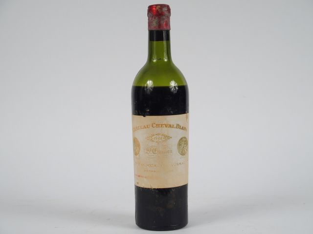 1 BOUTEILLE CHÂTEAU CHEVAL BLANC 1er GCC ST EMILION - 1944 - EF/BEP-VI