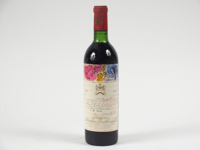 1 BOUTEILLE CHÂTEAU MOUTON ROTHSCHILD 1er GCC PAUILLAC - 1970 - BG