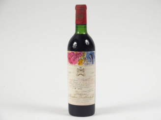 Vente aux enchères 1 BOUTEILLE CHÂTEAU MOUTON ROTHSCHILD 1er GCC PAUILLAC - 1970 - BG