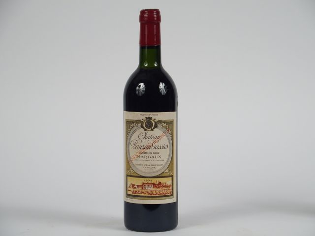 1 BOUTEILLE CHÂTEAU RAUZAN GASSIES GCC MARGAUX - 1978 - BG--