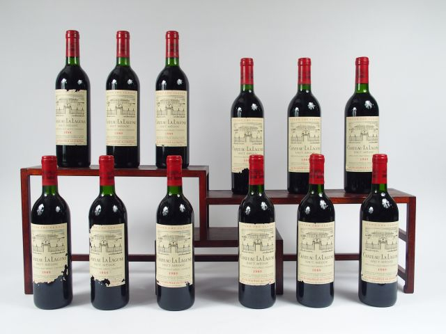 12 BOUTEILLES CHÂTEAU LA LAGUNE GCC HAUT MEDOC - 1989 - CBO - 9 BG/2 L