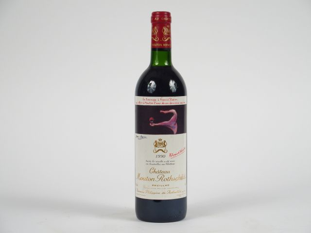 1 BOUTEILLE CHÂTEAU MOUTON ROTHSCHILD 1er GCC PAUILLAC - 1990 - BG