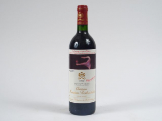 Vente aux enchères 1 BOUTEILLE CHÂTEAU MOUTON ROTHSCHILD 1er GCC PAUILLAC - 1990