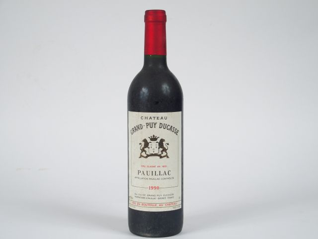 1 BOUTEILLE CHÂTEAU GRAND PUY DUCASSE GCC PAUILLAC - 1990