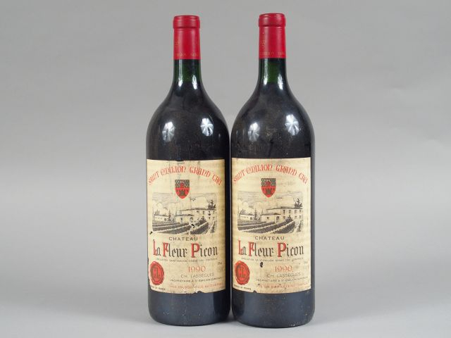 2 MAGNUMS CHÂTEAU LA FLEUR PICON ST EMILION GC - 1990 - ELA
