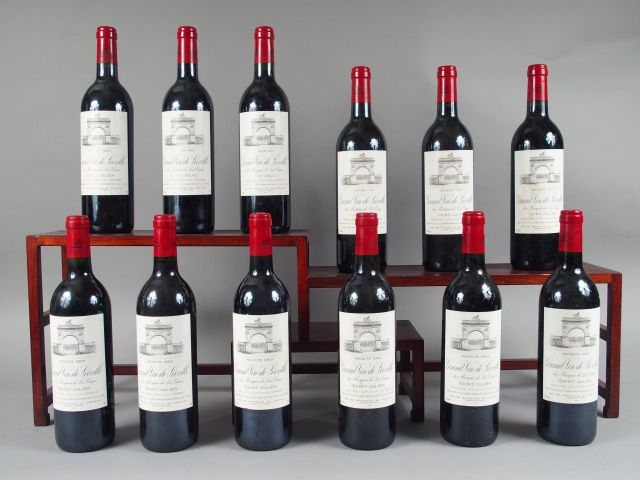 12 BOUTEILLES CHÂTEAU LEOVILLE LAS CASES GCC ST JULIEN - 1993 - 2 ETLT