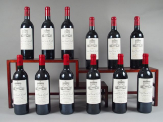 Vente aux enchères 12 BOUTEILLES CHÂTEAU LEOVILLE LAS CASES GCC ST JULIEN - 1993 - 2 ETLT