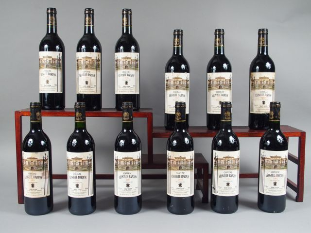 12 BOUTEILLES CHÂTEAU LEOVILLE BARTON GCC ST JULIEN - 1993 - 1 ET/3 EL