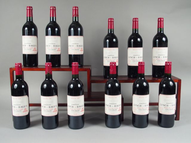 12 BOUTEILLES CHÂTEAU LYNCH BAGES GCC PAUILLAC - 1995 - 3 CAPS LA