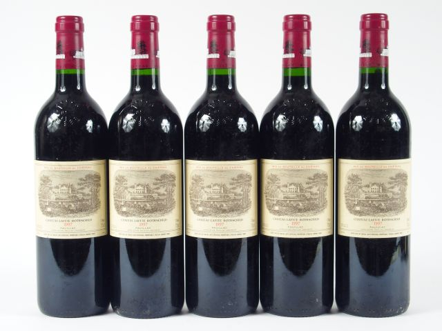5 BOUTEILLES CHÂTEAU LAFITE ROTHSCHILD 1er GCC PAUILLAC - 1997