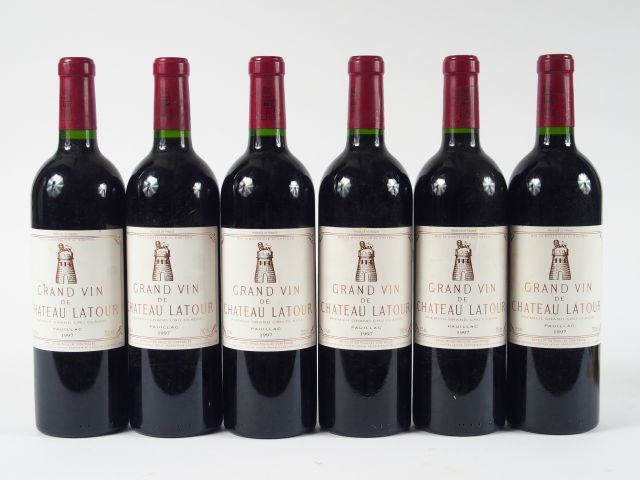 6 BOUTEILLES CHÂTEAU LATOUR 1er GCC PAUILLAC - 1997
