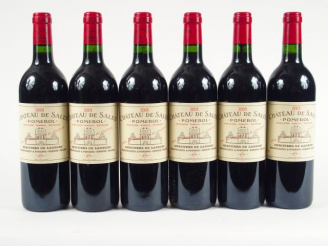 Vente aux enchères 6 BOUTEILLES CHÂTEAU DE SALES POMEROL - 2003
