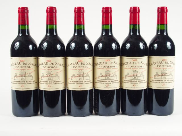 6 BOUTEILLES CHÂTEAU DE SALES POMEROL - 2003