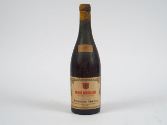 Vente aux enchères 1 BOUTEILLE BATARD MONTRACHET ROPITEAU FRERES - 1947 - 9 CM/BS