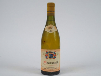 Vente aux enchères 1 BOUTEILLE MEURSAULT R. DE FOULANGES - 1991
