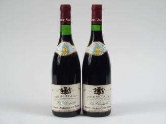 Vente aux enchères 2 BOUTEILLES HERMITAGE 'LA CHAPELLE' P. JABOULET AÎNE - 1983 - 2 CM/3 
