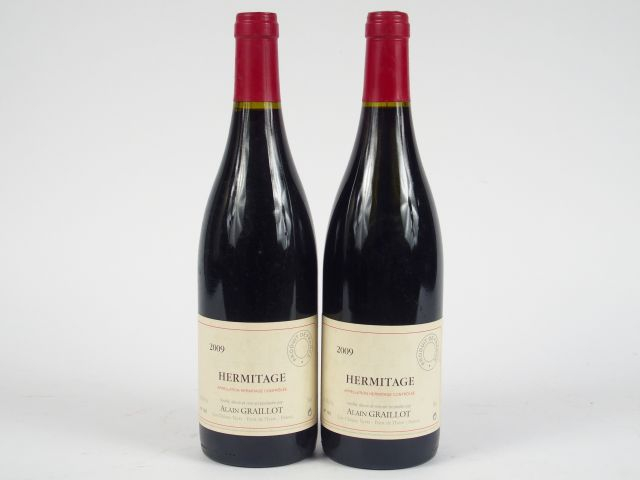 2 BOUTEILLES HERMITAGE A. GRAILLOT - 2009