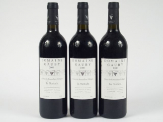 Vente aux enchères 3 BOUTEILLES DOMAINE GAUBY 'LA MUNTADA' - 2000
