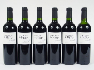 Vente aux enchères 6 BOUTEILLES DOMAINE DES SCHISTES 'LES TERRASSES' - 2010 - 1 MEP