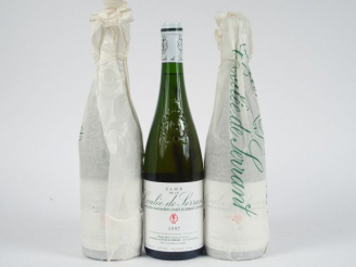 Vente aux enchères 3 BOUTEILLES CLOS DE LA COULEE DE SERRANT N. JOLY - 1997