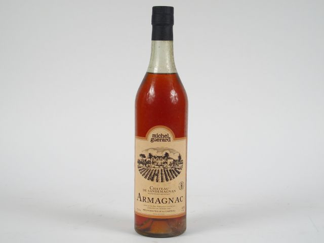 1 BOUTEILLE ARMAGNAC CHÂTEAU DE SANDEMAGNAN MICHEL GUERARD 41% - COFFR