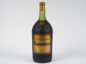Vente aux enchères 1 POT BAS ARMAGNAC HORS D'AGE VIEILLE RELIQUE SAMALENS 42 % - COFFRET