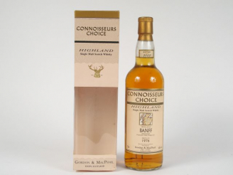 Vente aux enchères 1 BOUTEILLE BANFF	 GORDON AND MACPHAIL 	Connoisseurs Choice 	70cl 	40%