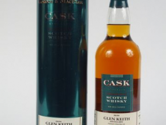 Vente aux enchères 1 BOUTEILLE GLEN KEITH	 GORDON AND MACPHAIL 	Cask Strength	 70cl 	54,8