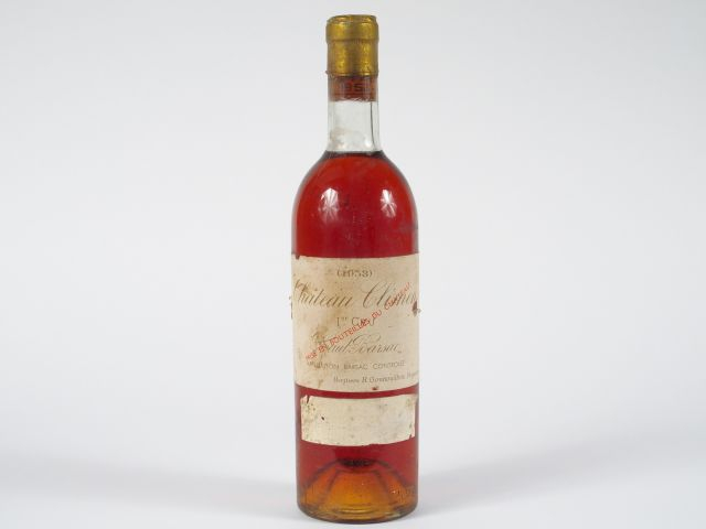 1 BOUTEILLE CHÂTEAU CLIMENS 1er CC SAUTERNES - 1953 - BG/ETLA