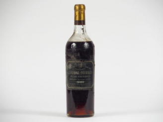 Vente aux enchères 1 BOUTEILLE CHÂTEAU GUIRAUD CC SAUTERNES - 1953 - MEP/ET/COULEUSE
