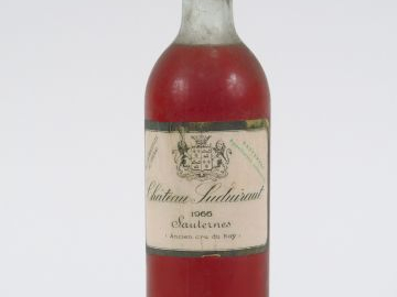 1 BOUTEILLE CHÂTEAU SUDUIRAUT 1er CC SAUTERNES - 1966 - LB-HEP/EF/CAPS