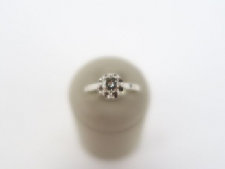 Vente aux enchères CC-Solitaire de 0,85 cts environ, monture or blanc et platine