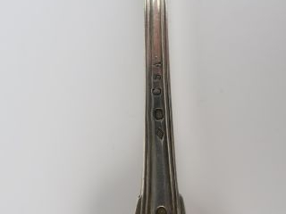 Cuillère à ragout Restauration en argent, poinçon Vieillard, modèle à 