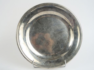 Vente aux enchères Jatte ronde en argent, poinçon Minerve. 492 g