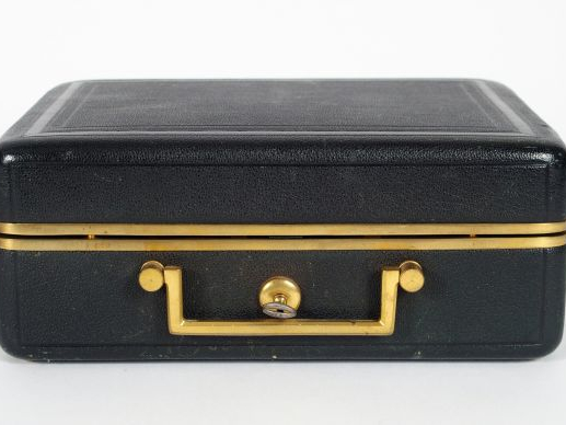 Nécessaire de toilette de voyage fin XIXème début Xxème de style Empir