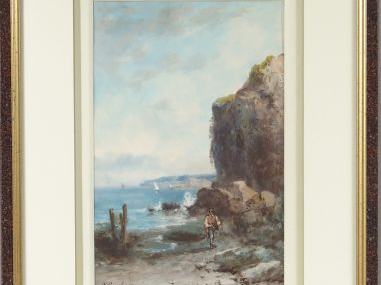 Paul PASCAL "Marines". Paire de gouaches. Signées en bas à gauche et d