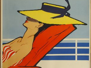 Vente aux enchères Une affiche "Compagnie maritime des chargeurs réunis".