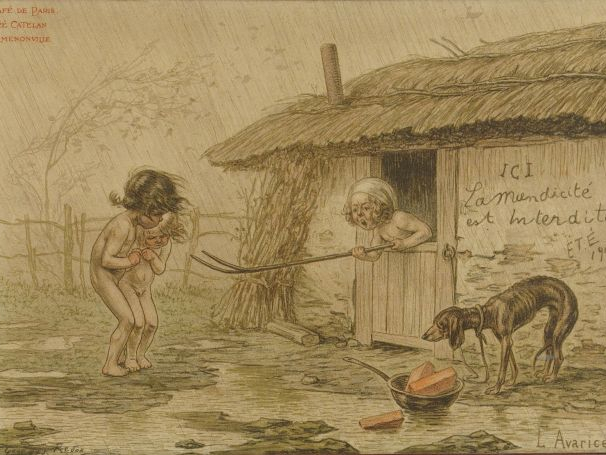 Georges REDON (d'après) "Les 7 pechés capitaux". Sept reprodutions en 