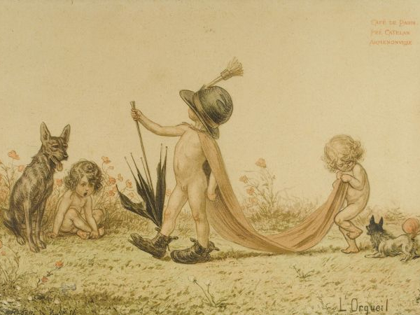 Georges REDON (d'après) "Les 7 pechés capitaux". Sept reprodutions en 