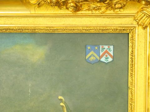 Ecole française XIXe. 'Diane Chasseresse'. Huile sur toile.  137 x 106