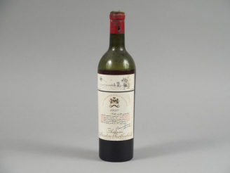 Vente aux enchères 1 BOUTEILLE CHÂTEAU MOUTON ROTHSCHILD 1er GCC PAUILLAC - 1950 - VIDANG