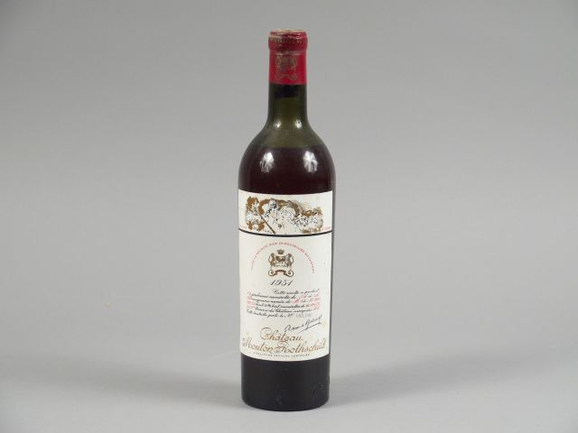1 BOUTEILLE CHÂTEAU MOUTON ROTHSCHILD 1er GCC PAUILLAC - 1951 - MEP/CA