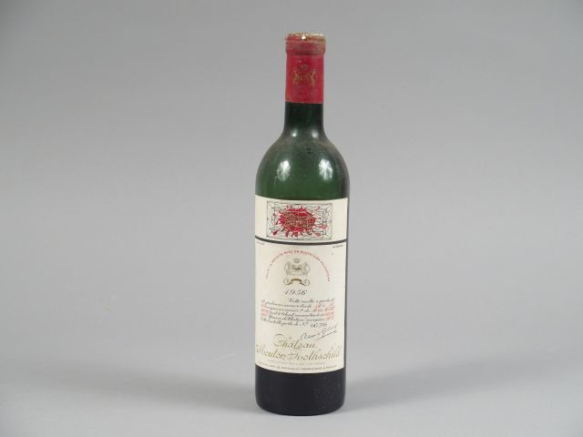 1 BOUTEILLE CHÂTEAU MOUTON ROTHSCHILD 1er GCC PAUILLAC - 1956 - VIDANG