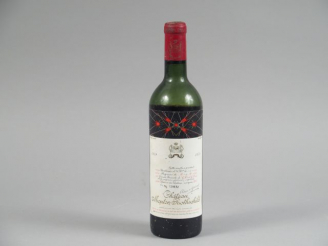 Vente aux enchères 1 BOUTEILLE CHÂTEAU MOUTON ROTHSCHILD 1er GCC PAUILLAC - 1959 - BEP - 